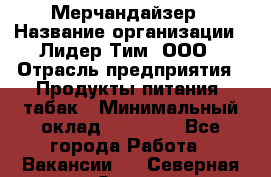 Мерчандайзер › Название организации ­ Лидер Тим, ООО › Отрасль предприятия ­ Продукты питания, табак › Минимальный оклад ­ 21 000 - Все города Работа » Вакансии   . Северная Осетия